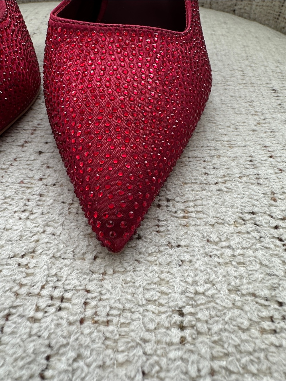 Red Rhinestone Heels - Picture 2 of 4